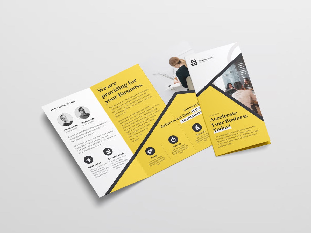 Leaflet Mockup 01 리플렛 - 이미지 1