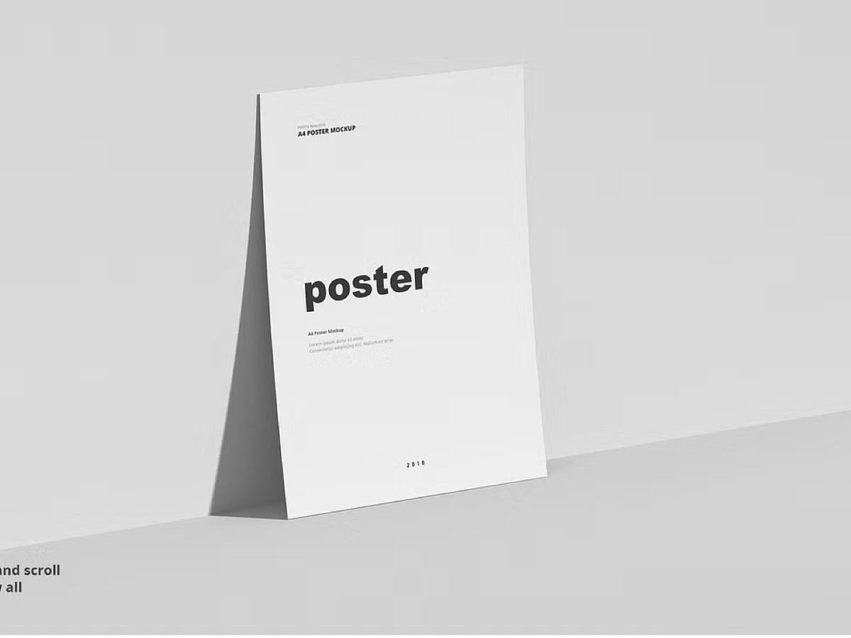 Poster Mockup 01 포스터 - 이미지 1
